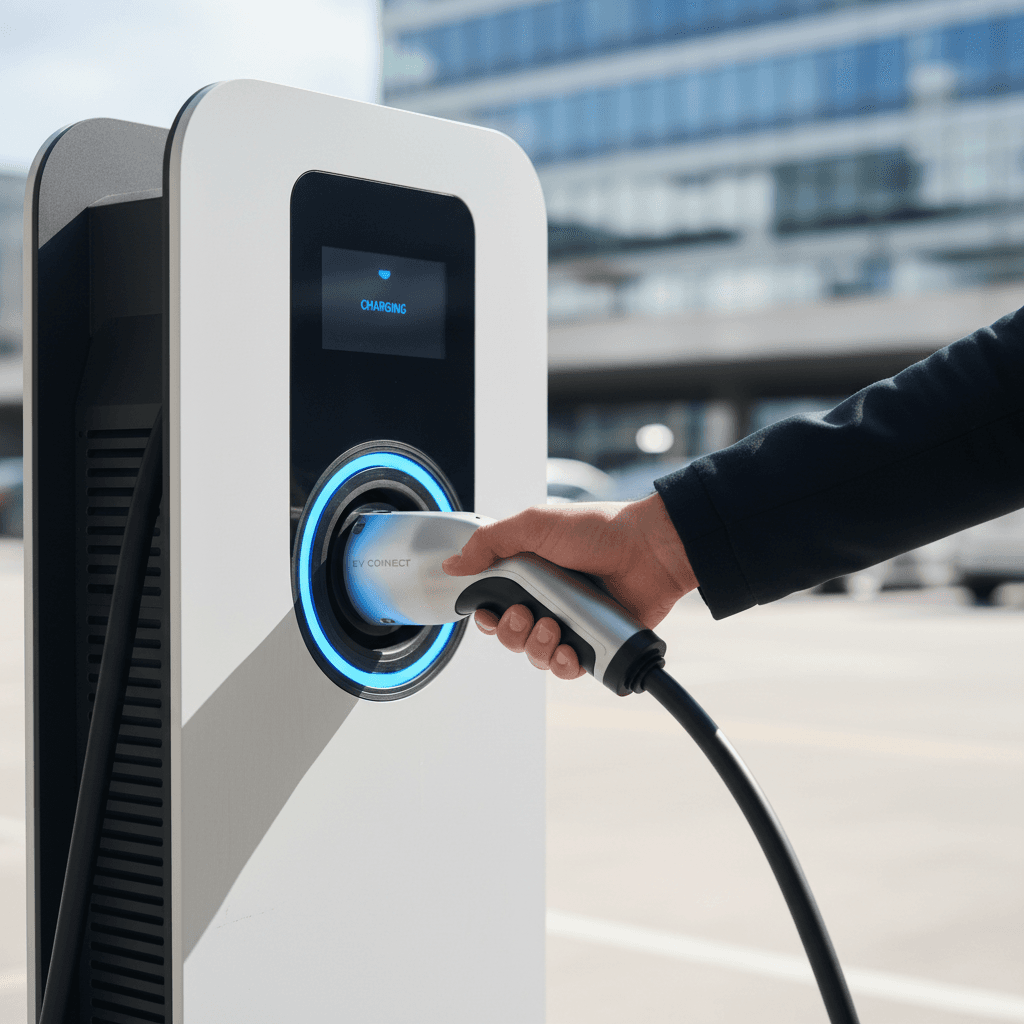 EV charging station powered by energy storage system